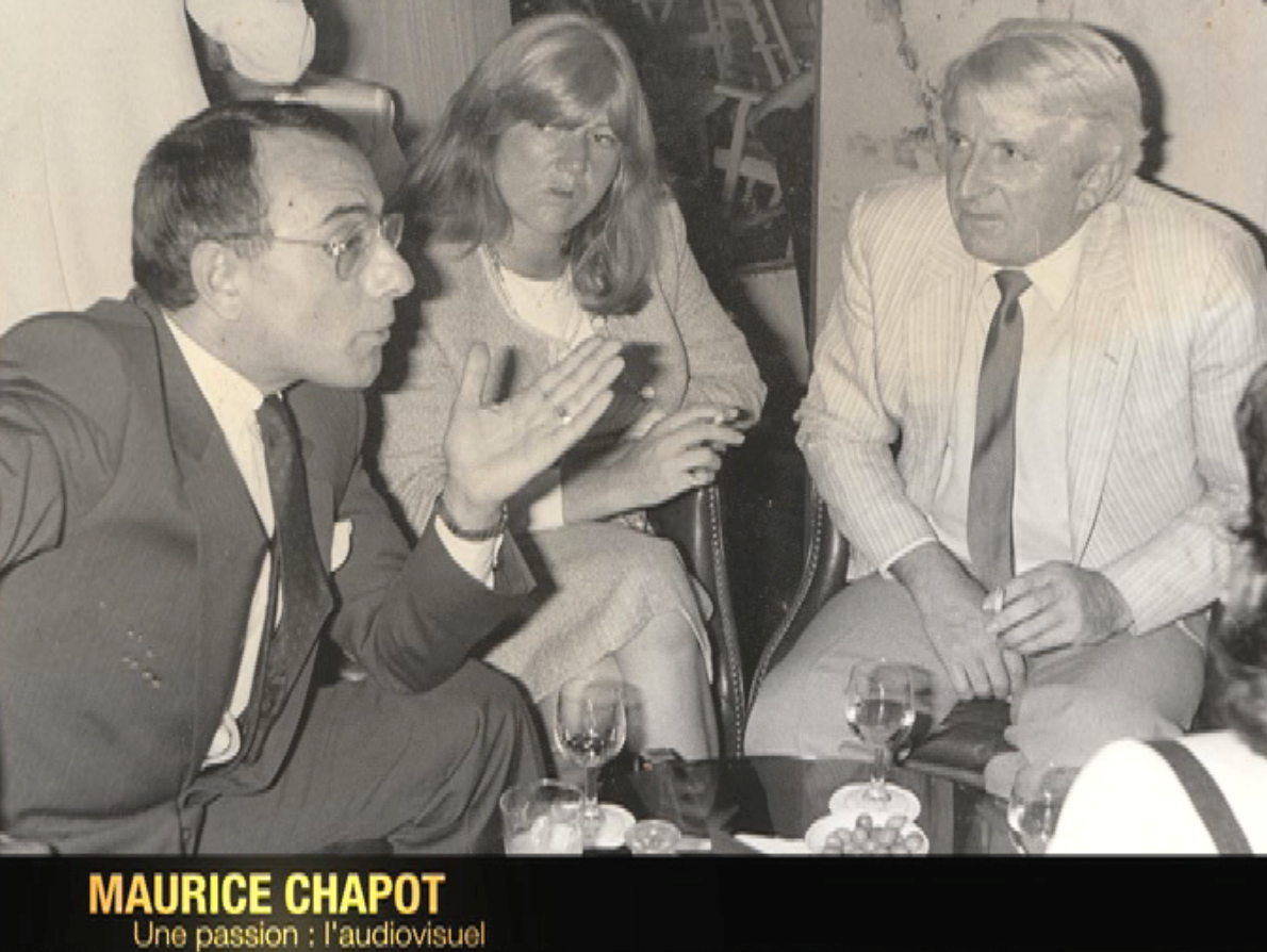 Maurice Chapot, sa femme et Yves Mourouzi